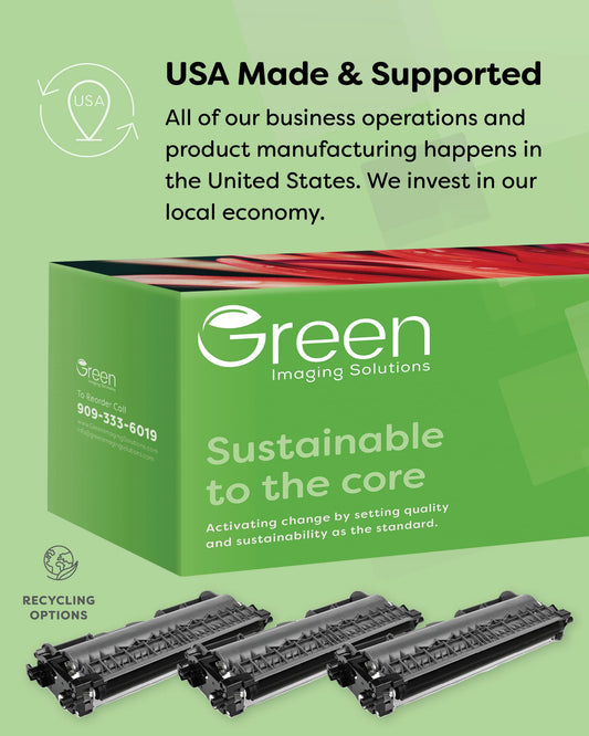 Green Imaging Solutions USA Remanufactured Black Toner Cartridge for Dell 1230/1235