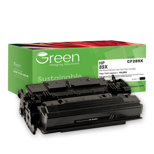 GIS USA Remanufactured High Yield Toner Cartridge for HP CF289X (HP 89X)