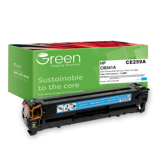 GIS USA Remanufactured Cyan Toner Cartridge for HP CB541A (HP 125A)
