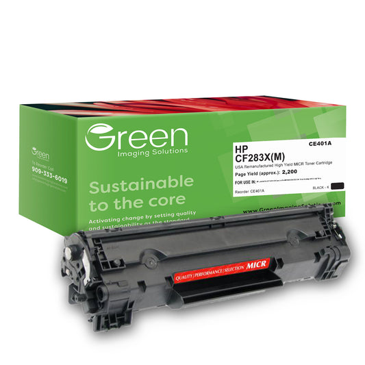 GIS USA Remanufactured High Yield MICR Toner Cartridge for HP CF283X (HP 83X)