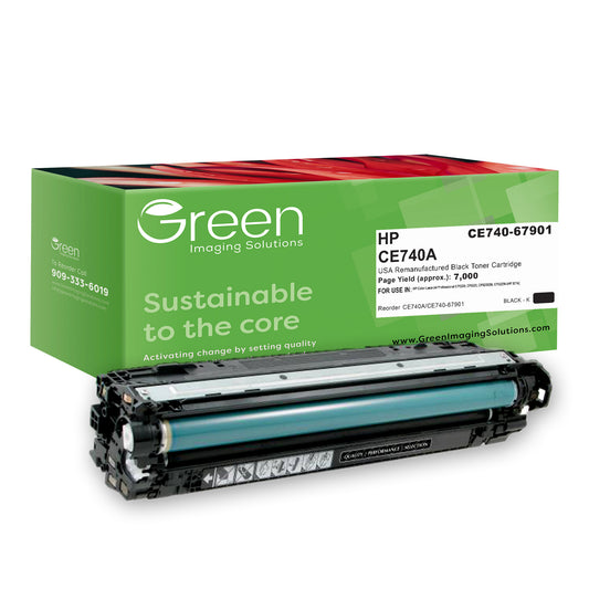 GIS USA Remanufactured Black Toner Cartridge for HP CE740A (HP 307A)