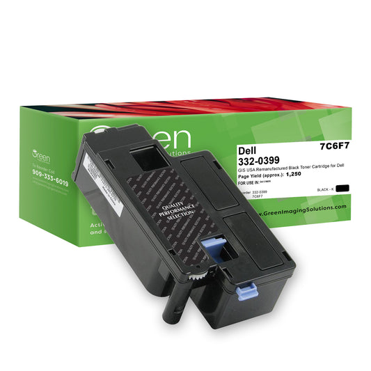 Green Imaging Solutions USA Remanufactured Black Toner Cartridge for Dell C1660