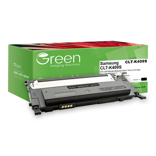 Green Imaging Solutions USA Remanufactured Black Toner Cartridge for Samsung CLT-K409S