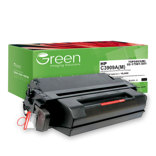 GIS USA Remanufactured MICR Toner Cartridge for HP C3909A, TROY 02-17981-001