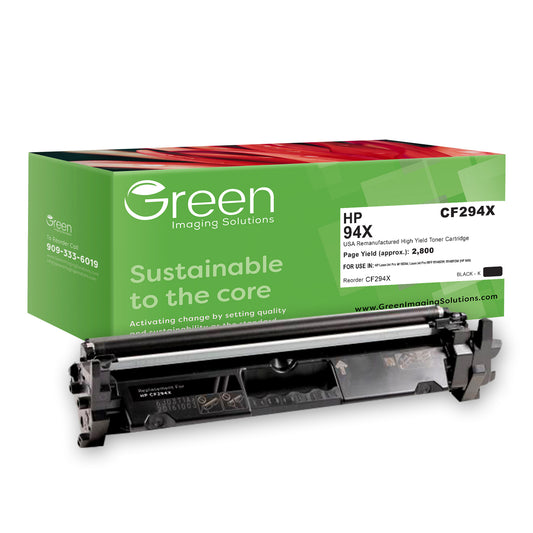 GIS USA Remanufactured High Yield Toner Cartridge for HP CF294X (HP 94X)