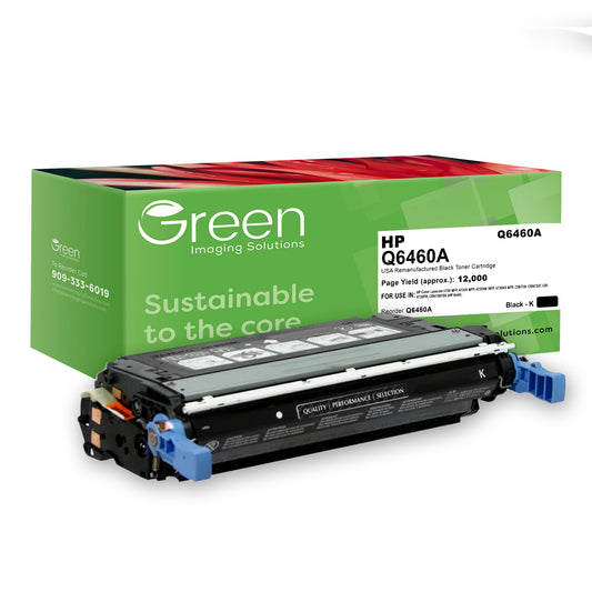 GIS USA Remanufactured Black Toner Cartridge for HP Q6460A (HP 644A)