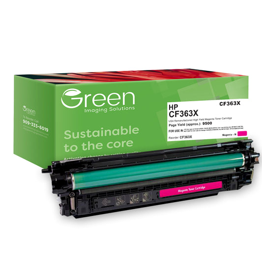 GIS USA Remanufactured High Yield Magenta Toner Cartridge for HP CF363X (HP 508X)