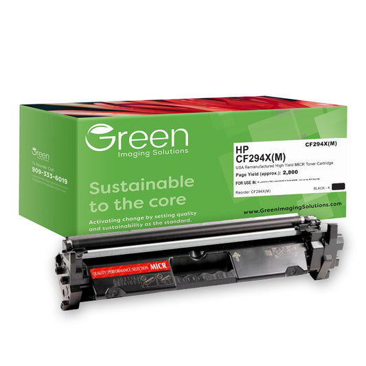 GIS USA Remanufactured High Yield MICR Toner Cartridge for HP CF294X