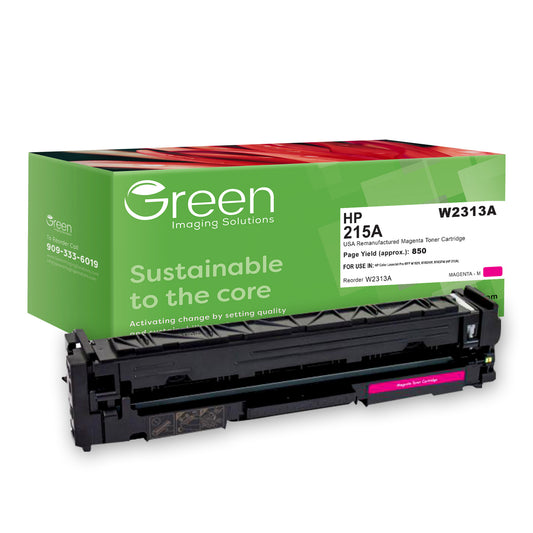 GIS USA Remanufactured Magenta Toner Cartridge for HP W2313A (HP 215A)