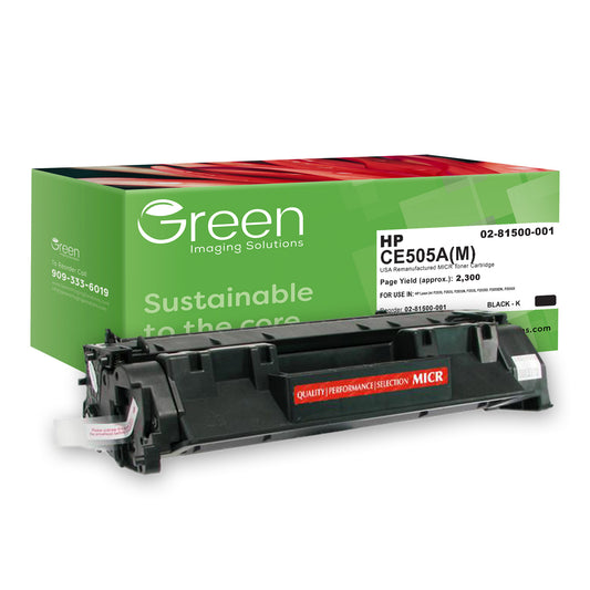 GIS USA Remanufactured MICR Toner Cartridge for HP CE505A, TROY 02-81500-001
