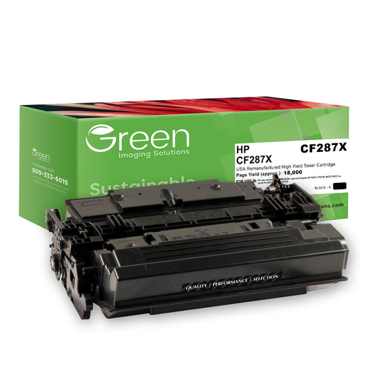 GIS USA Remanufactured High Yield Toner Cartridge for HP CF287X (HP 87X)