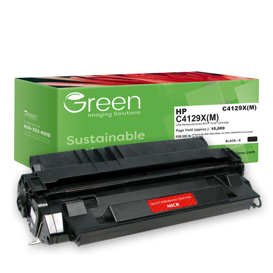 GIS USA Remanufactured MICR Toner Cartridge for HP C4129X