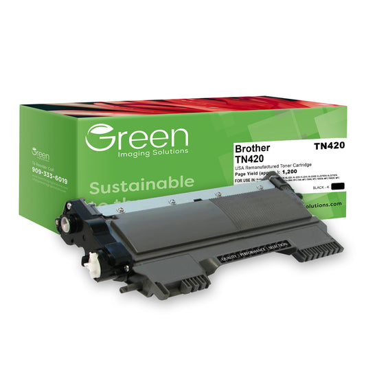 Green Imaging Solutions USA Remanufactured Toner Cartridge for Brother TN420