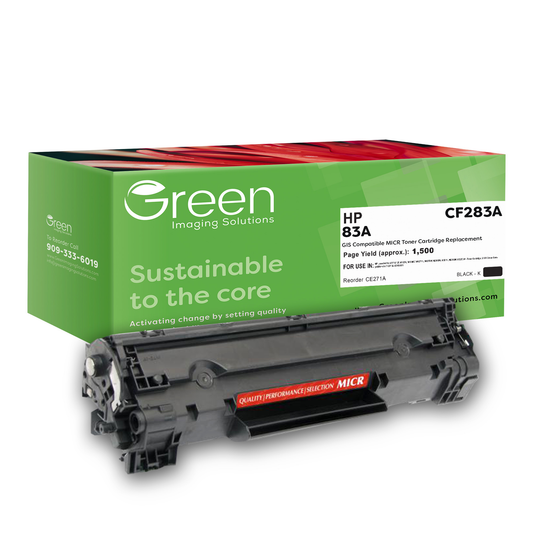 GIS USA Remanufactured MICR Toner Cartridge for HP CF283A (HP 83A)