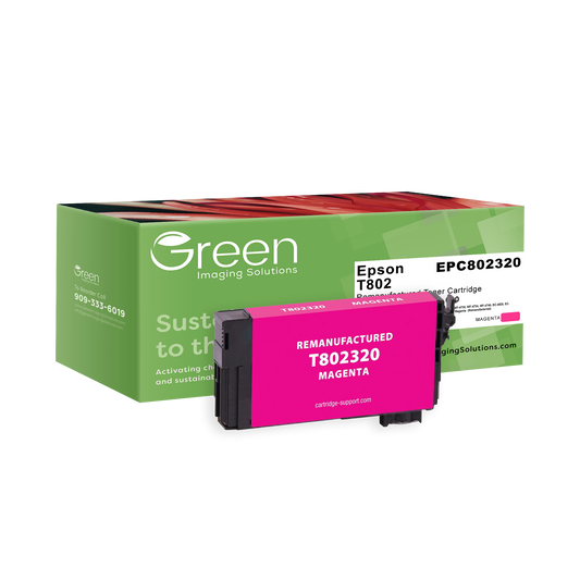 Green Imaging Solutions USA Remanufactured Magenta Ink Cartridge for Epson T802320