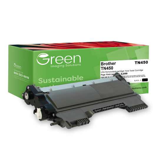 Green Imaging Solutions USA Remanufactured High Yield Toner Cartridge for Brother TN450