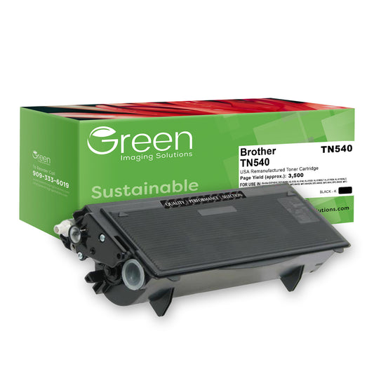 Green Imaging Solutions USA Remanufactured Toner Cartridge for Brother TN540
