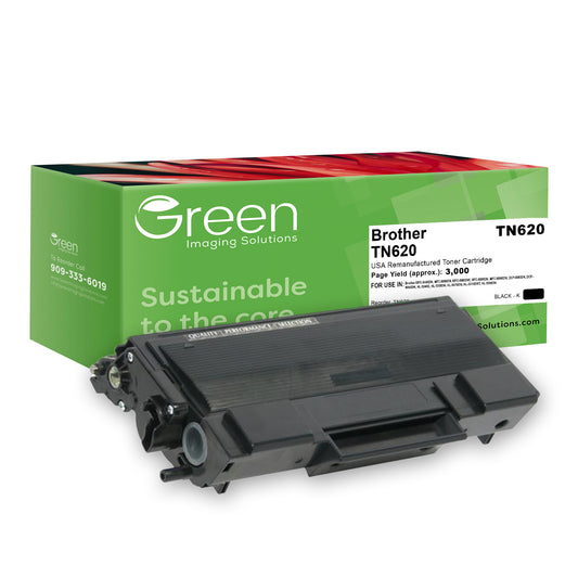 Green Imaging Solutions USA Remanufactured Toner Cartridge for Brother TN620