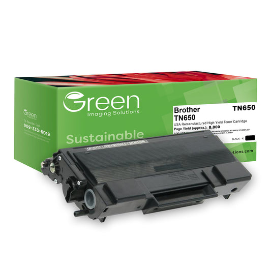Green Imaging Solutions USA Remanufactured High Yield Toner Cartridge for Brother TN650