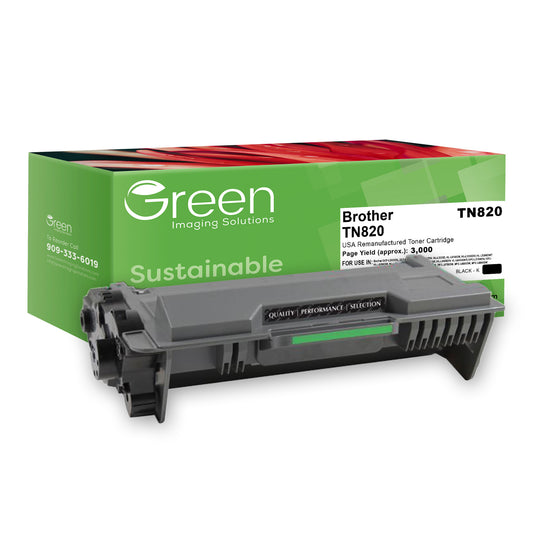 Green Imaging Solutions USA Remanufactured Toner Cartridge For Brother TN820