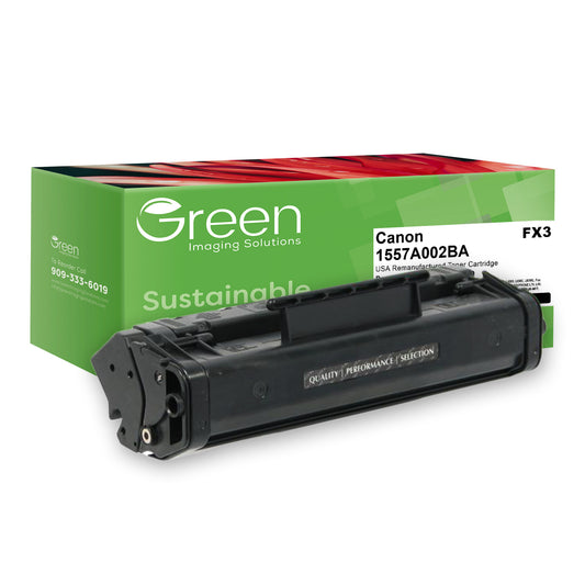 Green Imaging Solutions USA Remanufactured Toner Cartridge for Canon 1557A002BA (FX3)