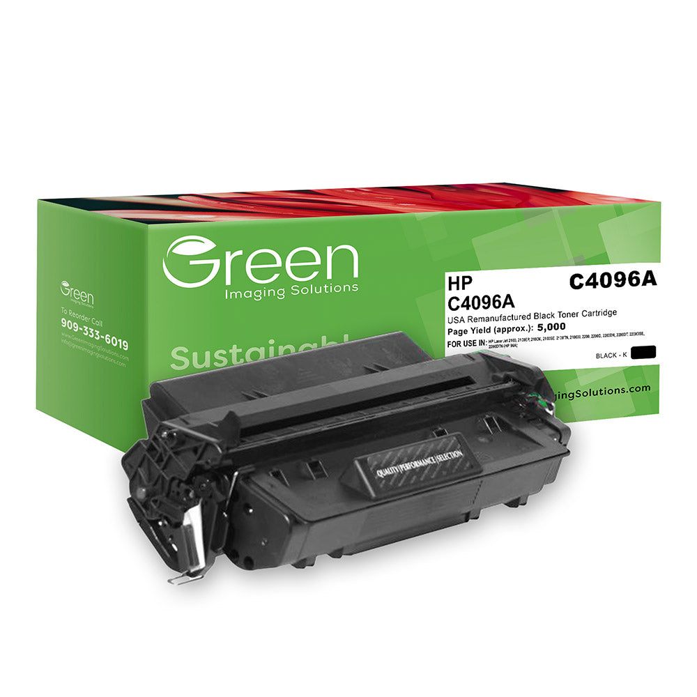 GIS USA Remanufactured Toner Cartridge for HP C4096A (HP 96A)