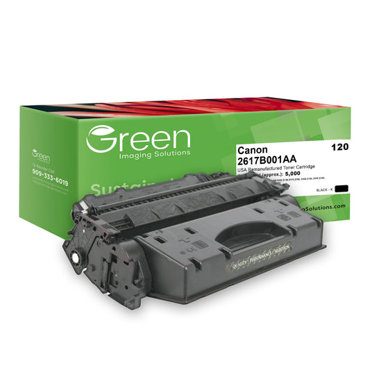 Green Imaging Solutions USA Remanufactured Toner Cartridge for Canon 2617B001AA (120)