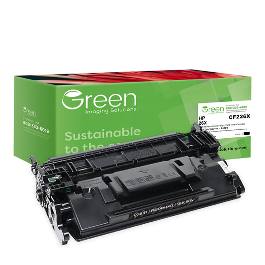 GIS USA Remanufactured High Yield Toner Cartridge for HP CF226X (HP 26X)