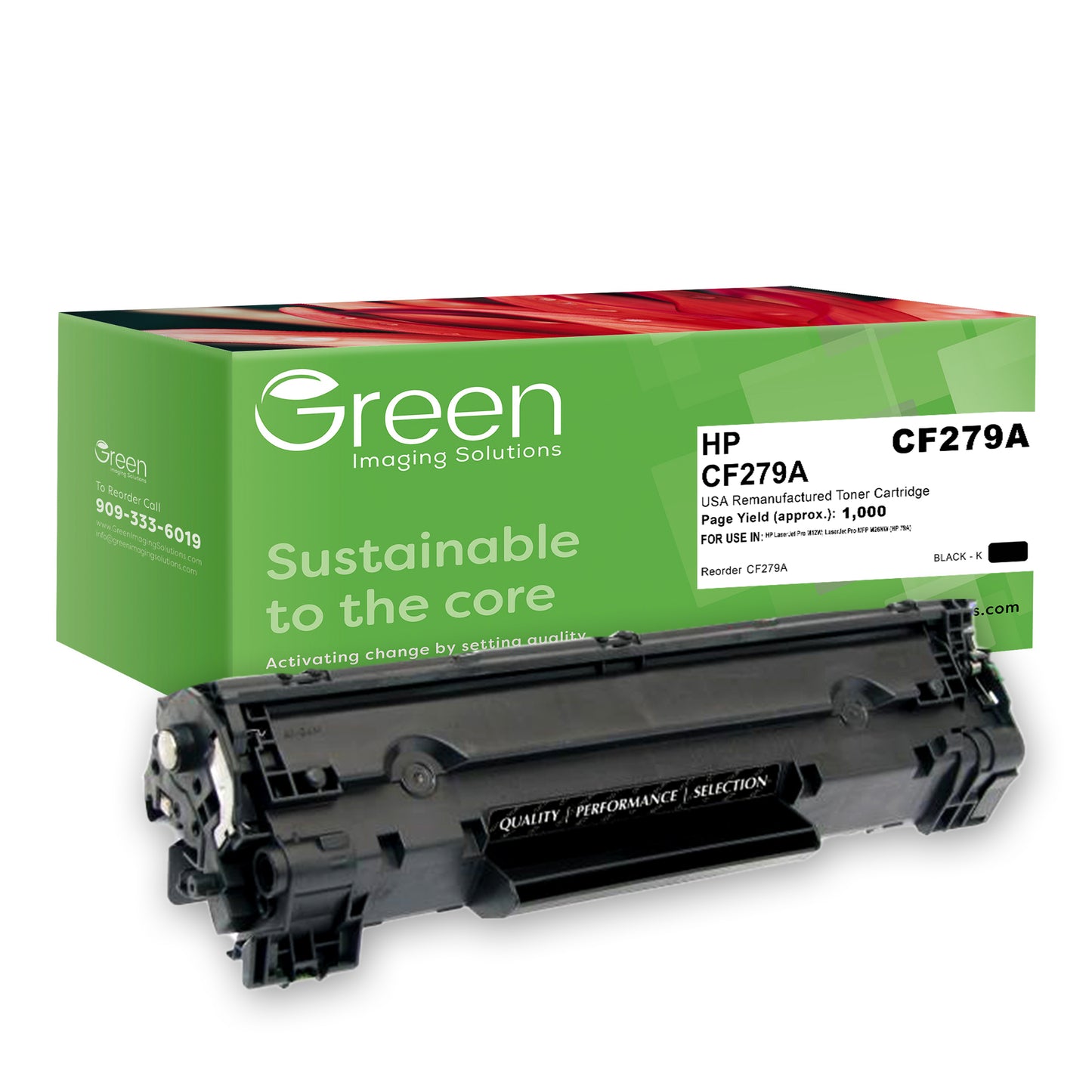 GIS USA Remanufactured Toner Cartridge for HP CF279A (HP 79A)