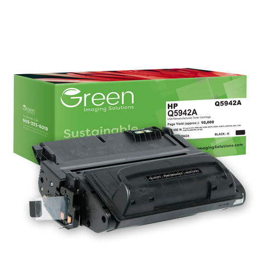 GIS USA Remanufactured Toner Cartridge for HP Q5942A (HP 42A)