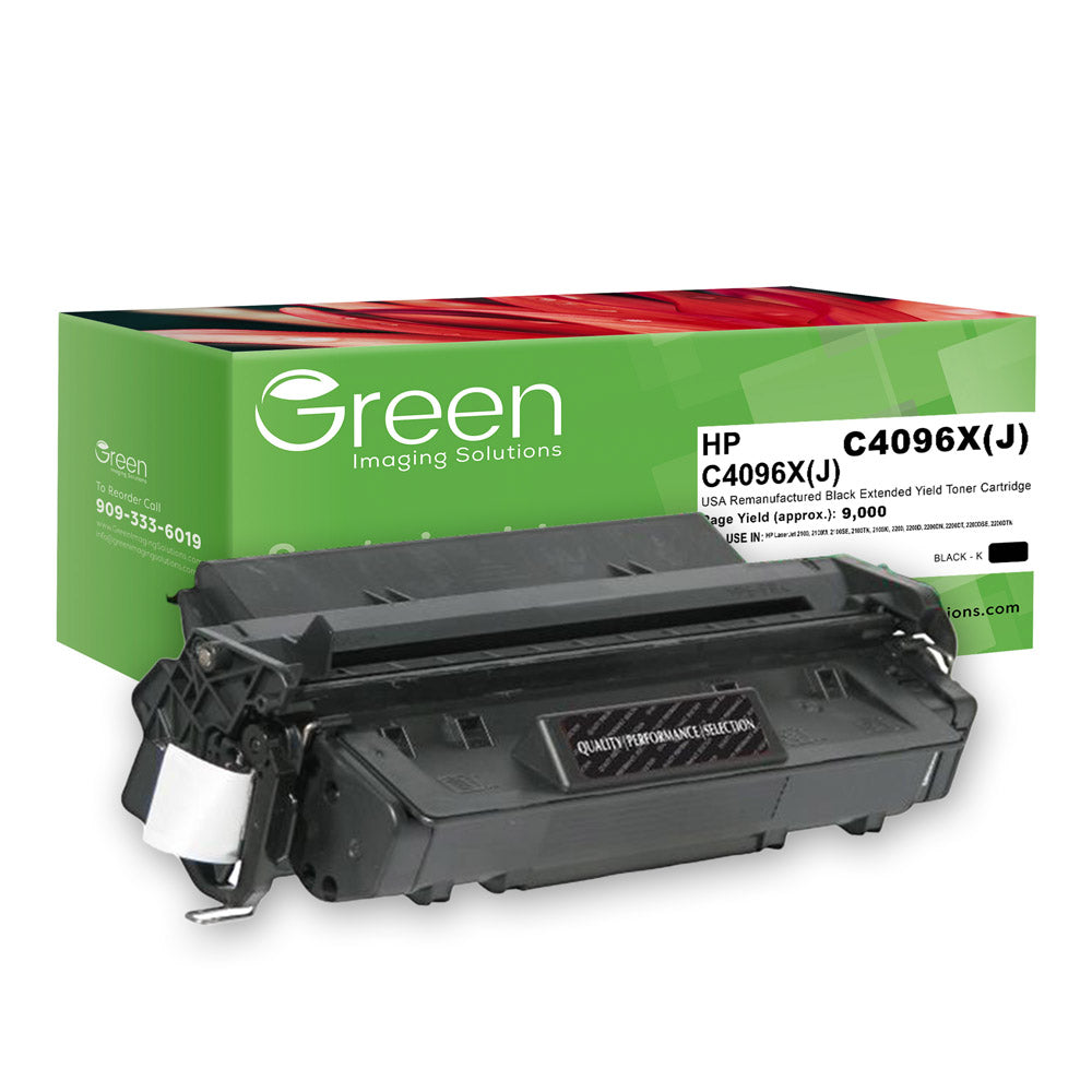 GIS USA Remanufactured Extended Yield Toner Cartridge for HP C4096A