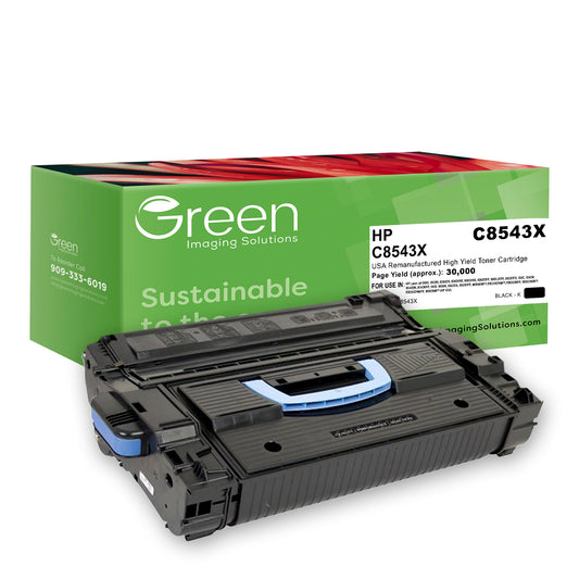 GIS USA Remanufactured High Yield Toner Cartridge for HP C8543X (HP 43X)