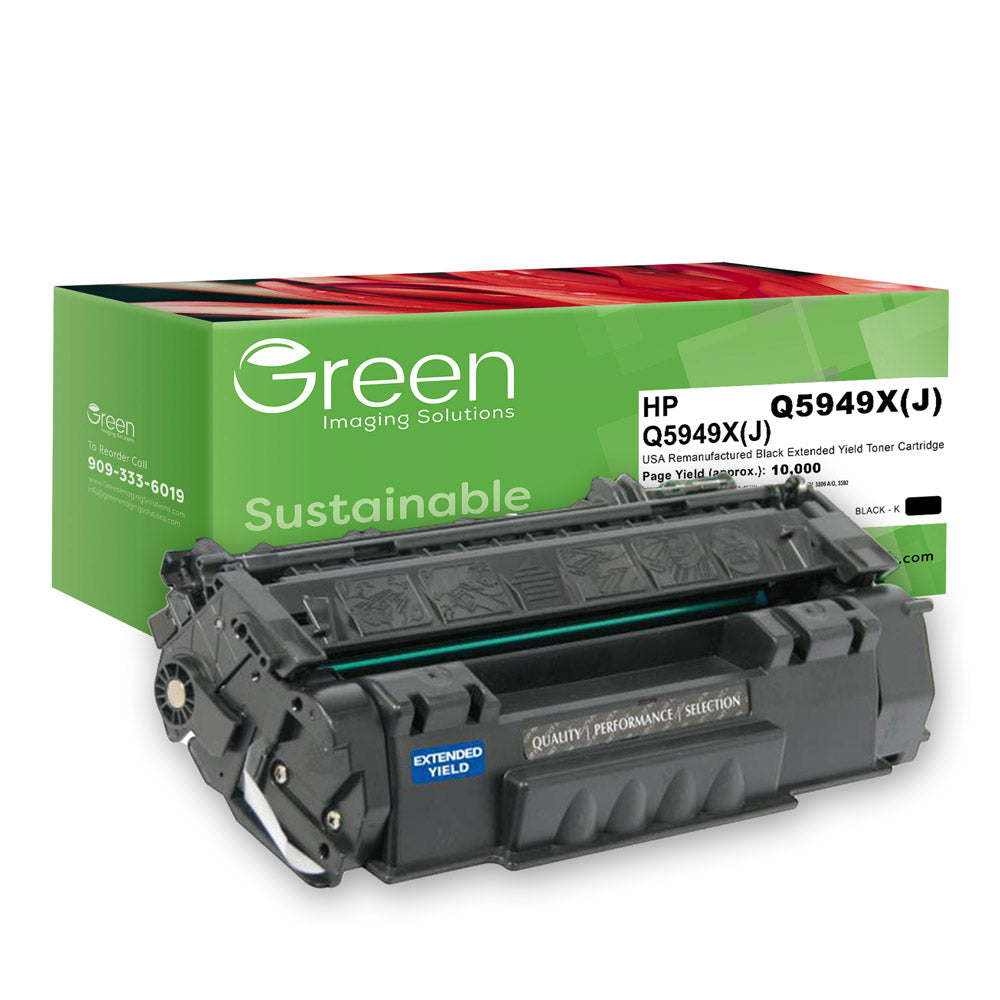 GIS USA Remanufactured Extended Yield Toner Cartridge for HP Q5949X