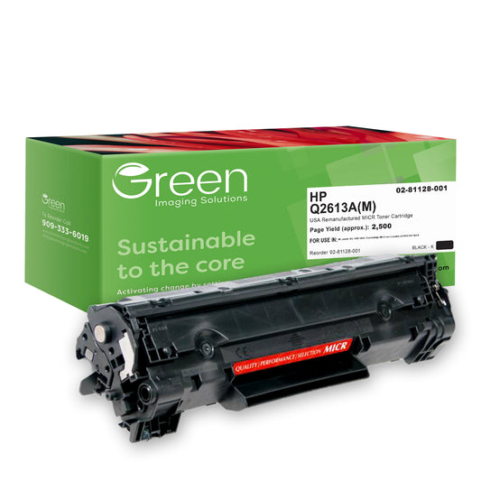 GIS USA Remanufactured MICR Toner Cartridge for HP Q2613A, TROY 02-81128-001