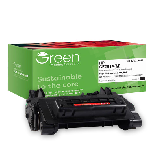 GIS USA Remanufactured MICR Toner Cartridge for HP CF281A, TROY 02-82020-001