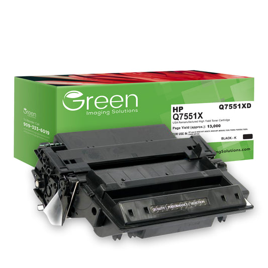 GIS USA Remanufactured High Yield Toner Cartridge for HP Q7551X (HP 51X)