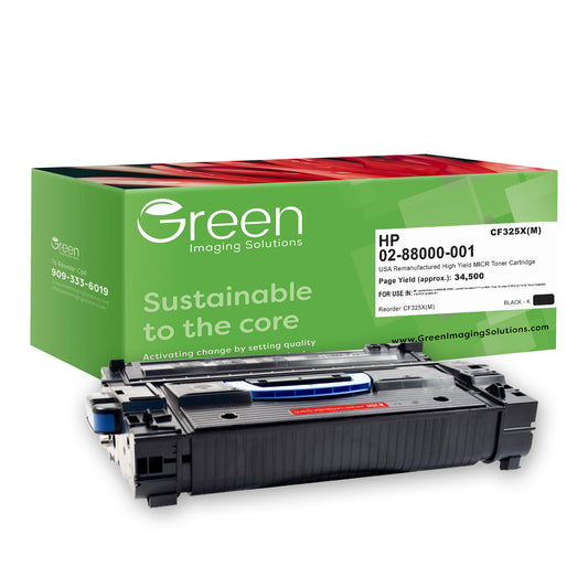 GIS USA Remanufactured High Yield MICR Toner Cartridge for HP CF325X, TROY 02-88000-001