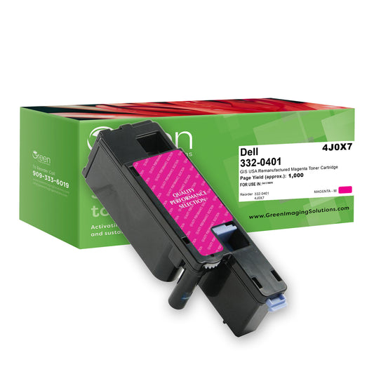 Green Imaging Solutions USA Remanufactured Magenta Toner Cartridge for Dell C1660
