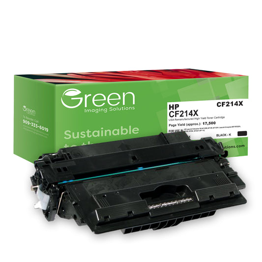 GIS USA Remanufactured High Yield Toner Cartridge for HP CF214X (HP 14X)