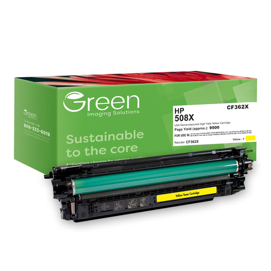 GIS USA Remanufactured High Yield Yellow Cartridge for HP CF362X (HP 508X)