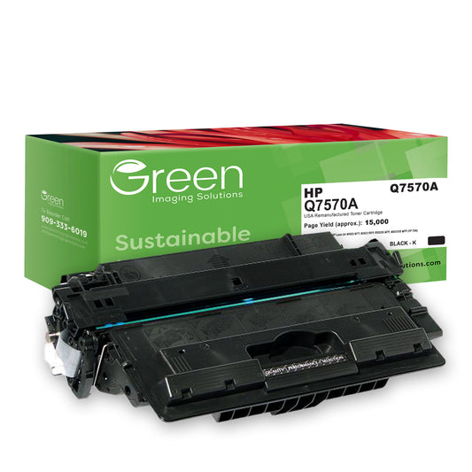 GIS USA Remanufactured Toner Cartridge for HP Q7570A (HP 70A)