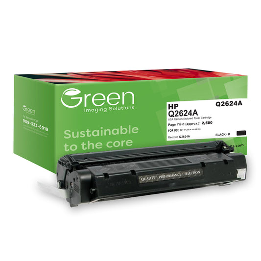 GIS USA Remanufactured Toner Cartridge for HP Q2624A (HP 24A)