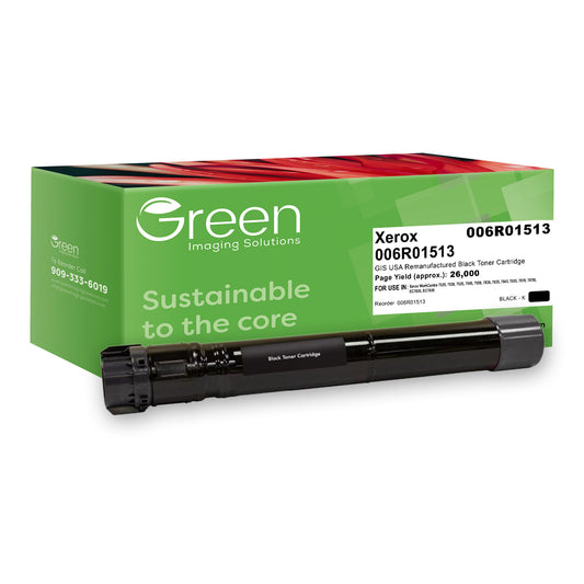 Green Imaging Solutions USA Remanufactured Black Toner Cartridge for Xerox 006R01513