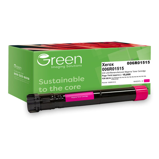 Green Imaging Solutions USA Remanufactured Magenta Toner Cartridge for Xerox 006R01515