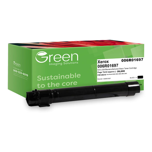 Green Imaging Solutions USA Remanufactured Black Toner Cartridge for Xerox 006R01697