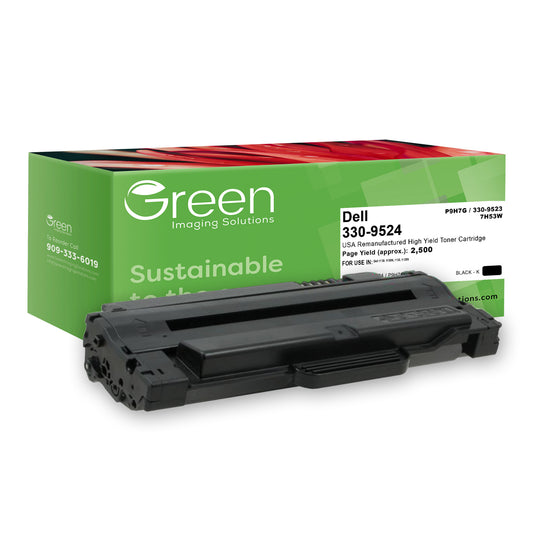 Green Imaging Solutions USA Remanufactured High Yield Toner Cartridge for Dell 1130