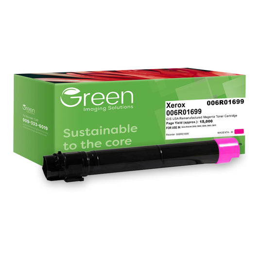 Green Imaging Solutions USA Remanufactured Magenta Toner Cartridge for Xerox 006R01699