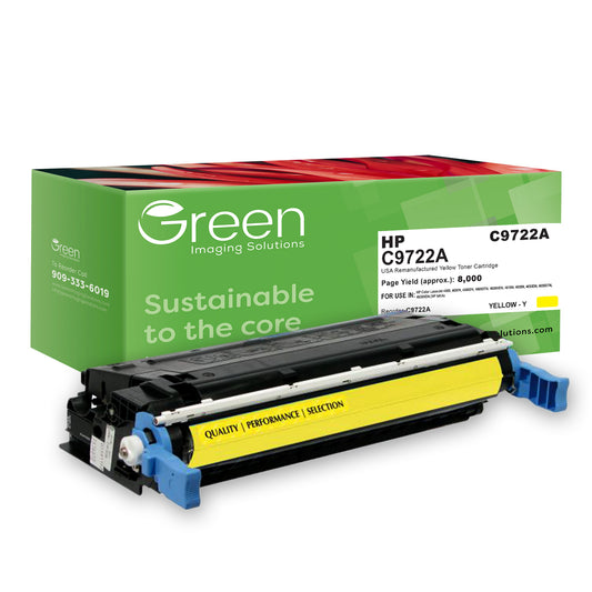 GIS USA Remanufactured Yellow Toner Cartridge for HP C9722A (HP 641A)