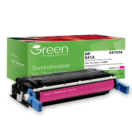 GIS USA Remanufactured Magenta Toner Cartridge for HP C9723A (HP 641A)