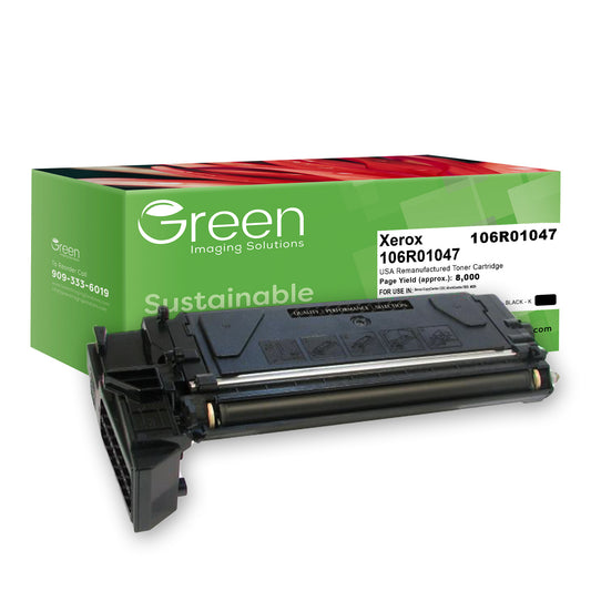 Green Imaging Solutions USA Remanufactured Toner Cartridge for Xerox 106R01047